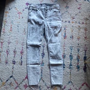 Grey free people jeans size 26 or 27